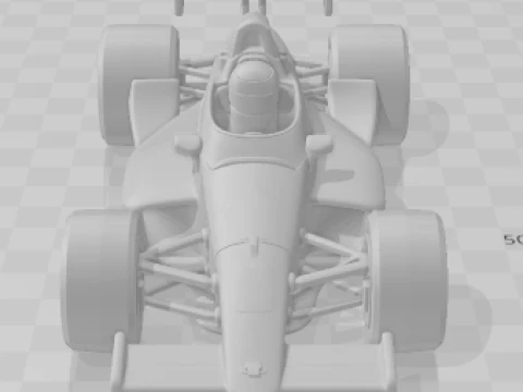 Bonecos estilo 3d manga anime indy car caricato Modelo de impresión 3D