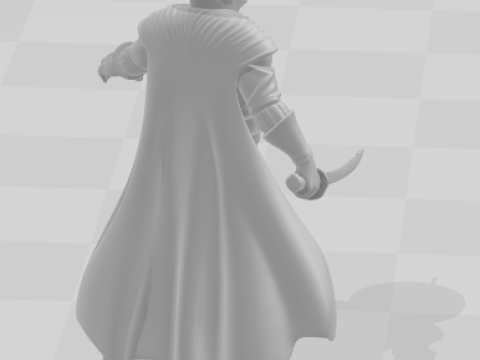 Bonecos 3d style manga anime zorro caricato Modello di stampa 3D