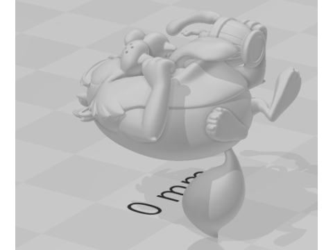 Bonecos 3D-stijl manga anime desenho klassieke taz caricato 3D printmodel