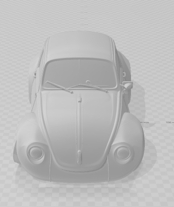 Bonecos 3d style manga anime VW beetle fusca caricato 3D Print Model .c4d .max .obj .3ds .fbx .stl .blend