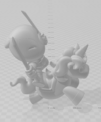 Manga anime gaya 3d Bonecos dpool unicornio caricato Model Cetak 3D .c4d .max .obj .3ds .fbx .stl .blend 