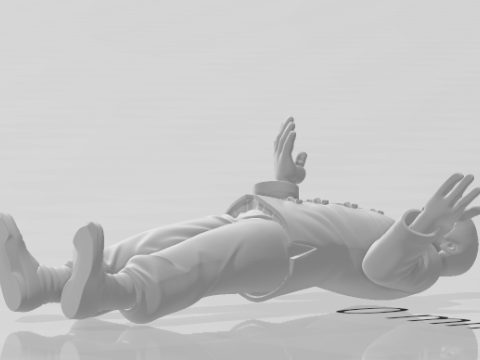 Bonecos 3d style manga anime bruce lee caricato 3D Print Model