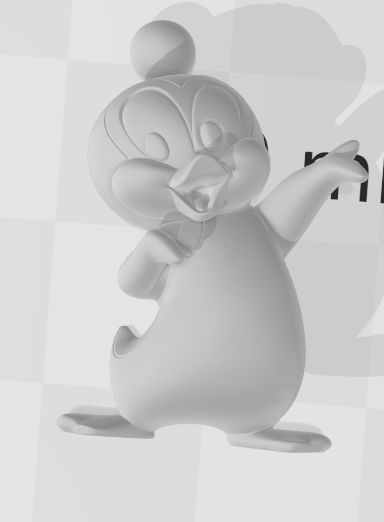 Bonecos 3D 风格漫画动漫 pinguin pica pau caricato 3D 打印模型 .c4d .max .obj .3ds .fbx .stl .blend 