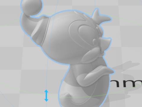 Bonecos 3D 风格漫画动漫 pinguin pica pau caricato 3D 打印模型