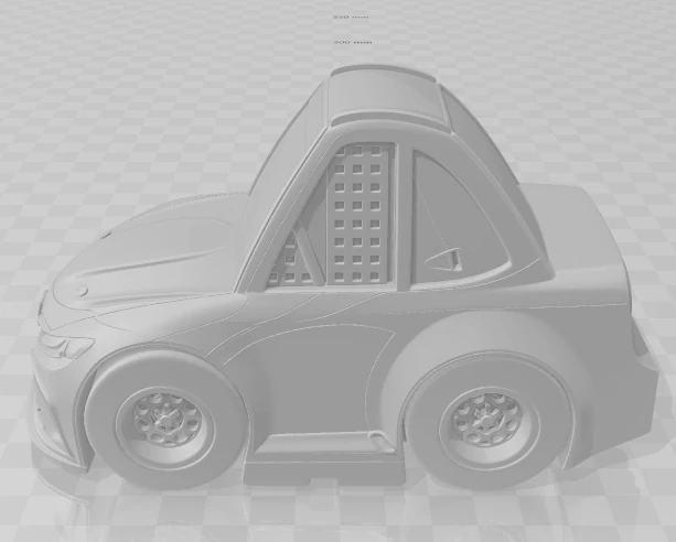Bonecos 3d style manga anime nascar toyota caricato 3D Print Model .c4d .max .obj .3ds .fbx .stl .blend 