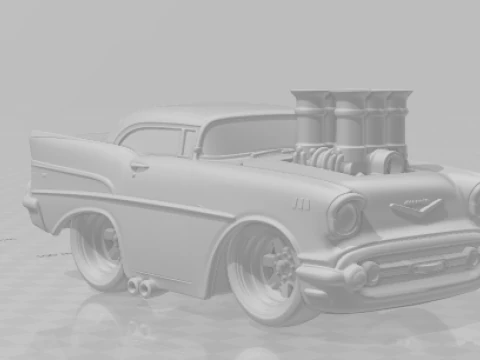 Bonecos 3d style manga anime cars classic carro antigo caricato 3D Print Model