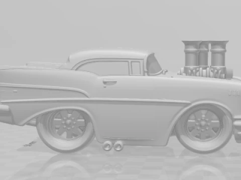 Bonecos 3d style manga anime cars classic carro antigo caricato 3D Print Model