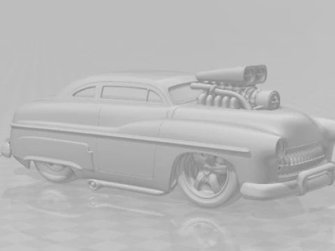 Bonecos 3d style manga anime cars classic carro antigo caricato 3D Print Model