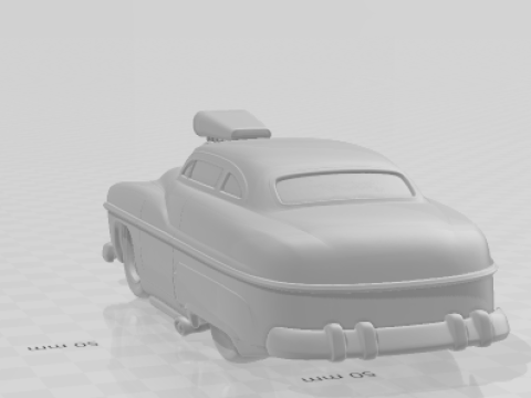 Bonecos 3D-Stil Manga Anime Autos klassisches Carro Antigo Caricato 3D Druckmodell