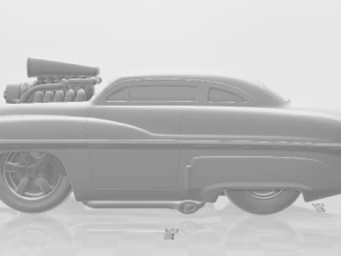 Bonecos 3d style manga anime cars classic carro antigo caricato 3D Print Model