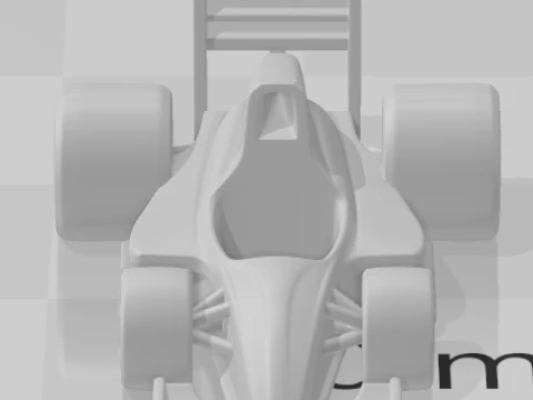 Bonecos 3d style manga anime F1 cars carro antigo caricato Modello di stampa 3D