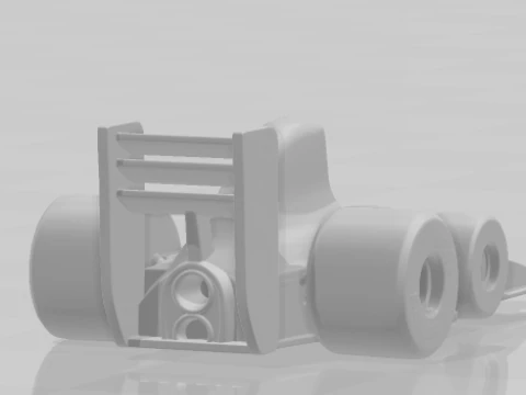 Bonecos 3d style manga anime F1 cars carro antigo caricato 3D Print Model