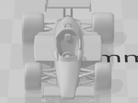Bonecos 3d style manga anime F1 cars carro antigo caricato Modèles 3D en vedette