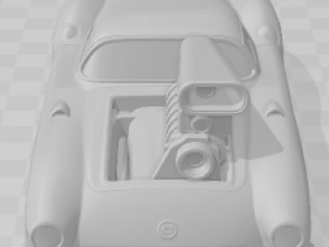 Bonecos 3d style manga anime cars carro antigo caricato Modello di stampa 3D