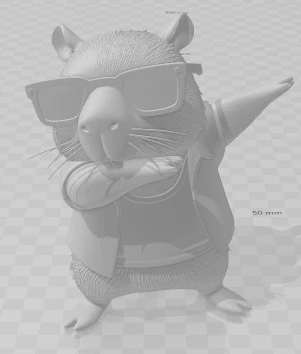 Bonecos 3d style manga anime capivara caricato 3D Print Model .c4d .max .obj .3ds .fbx .stl .blend 