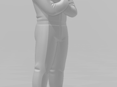 Bonecos 3d style manga anime lewis f1 caricato 3D Print Model