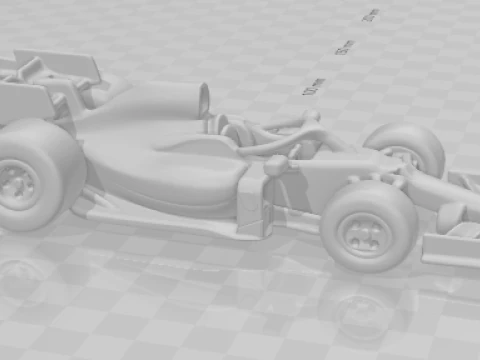Bonecos 3d style manga anime lewis f1 amg caricato 3D Print Model