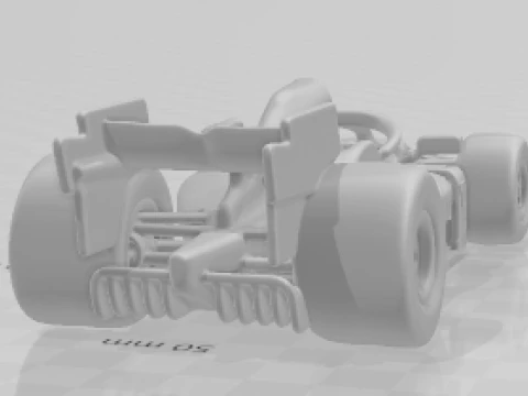 Bonecos 3d style manga anime lewis f1 amg caricato 3D Print Model