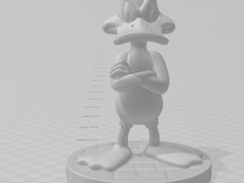 Bonecos 3D-stijl manga anime patolino warner caricato 3D printmodel