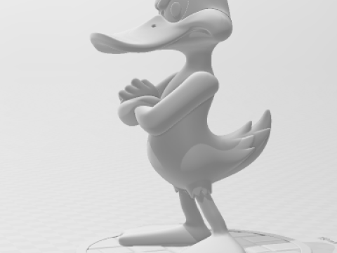 Bonecos 3D-stijl manga anime patolino warner caricato 3D printmodel