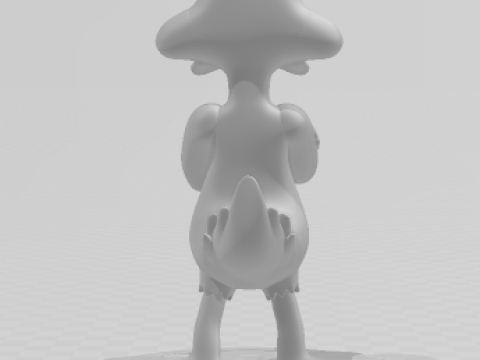 Bonecos 3D-stijl manga anime patolino warner caricato 3D printmodel