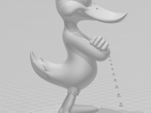 Bonecos 3D-stijl manga anime patolino warner caricato 3D printmodel