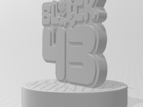 Bonecos 3d стиль манга аніме кен блок логотип карикато 3D Принт Модель