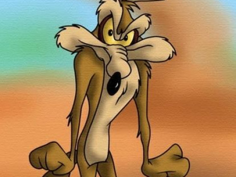 Bonecos estilo 3d manga anime coyote coio esmagado caricato Modelo de impresión 3D