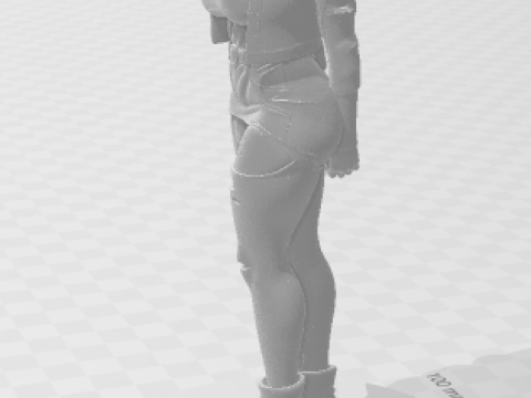 Bonecos 3d style manga anime android 18 dragonball caricato Model Cetak 3D