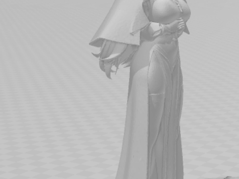 Bonecos 3D-Stil Manga Anime Frauen Lolli Caricato 3D Druckmodell