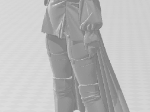 बोनकोस 3डी स्टाइल मंगा एनीमे महिला लॉली कैरिकैटो 3D प्रिंट मॉडल