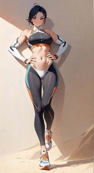 बोनकोस 3डी स्टाइल मंगा एनीमे महिला लॉली कैरिकैटो 3D प्रिंट मॉडल .c4d .max .obj .3ds .fbx .stl .blend