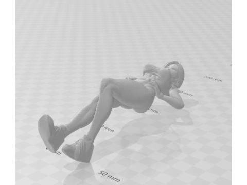 बोनकोस 3डी स्टाइल मंगा एनीमे महिला लॉली कैरिकैटो 3D प्रिंट मॉडल