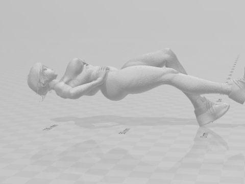 बोनकोस 3डी स्टाइल मंगा एनीमे महिला लॉली कैरिकैटो 3D प्रिंट मॉडल