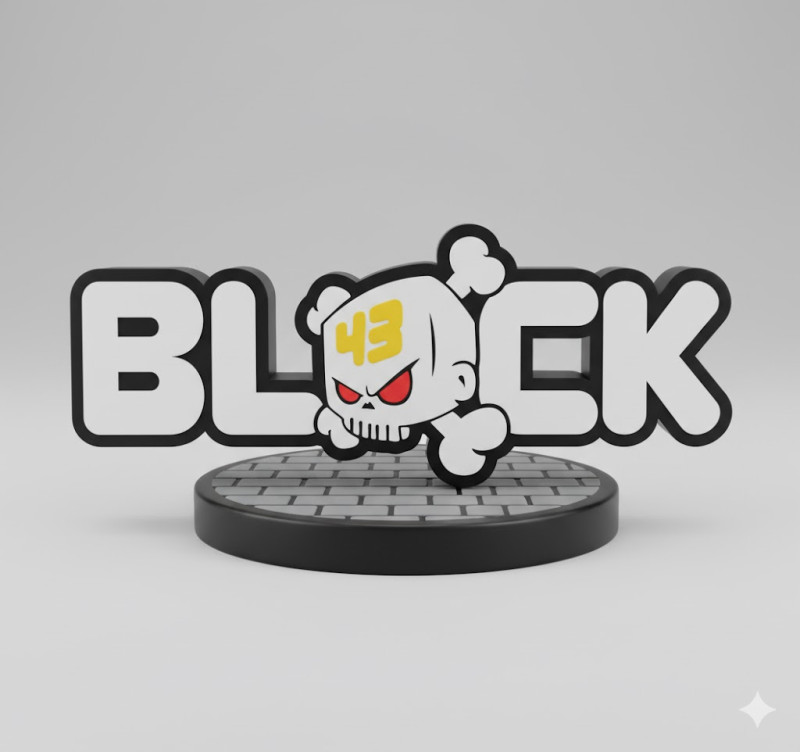 Bonecos 3D 风格漫画动漫 ken 块标志 caricato 3D 打印模型 .c4d .max .obj .3ds .fbx .stl .blend