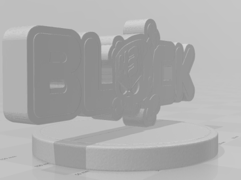 Bonecos 3D 风格漫画动漫 ken 块标志 caricato 3D 打印模型