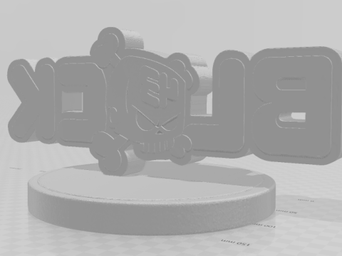 Bonecos 3D 风格漫画动漫 ken 块标志 caricato 3D 打印模型