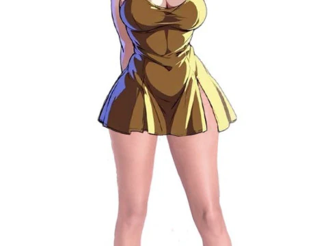 Bonecos 3d style manga anime women lolli caricato 3D Print Model