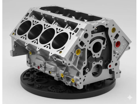 Bonecos 3d style manga anime bloco motore caricato Modello di stampa 3D