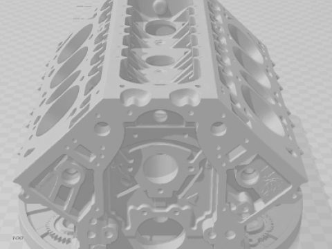 Bonecos 3D стиль манга аниме блок мотор карикато 3D Принт Модель