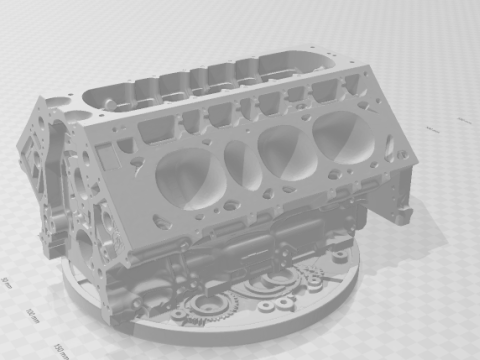Bonecos 3D стиль манга аниме блок мотор карикато 3D Принт Модель