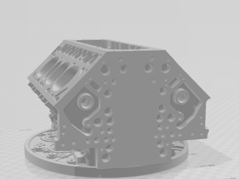 Bonecos 3D стиль манга аниме блок мотор карикато 3D Принт Модель