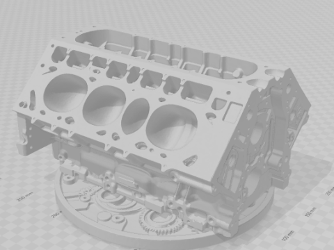 Bonecos 3D стиль манга аниме блок мотор карикато 3D Принт Модель