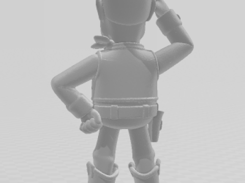 Bonecos estilo 3d mangá anime xerife woody toy story caricato Modelo de Impressão 3D