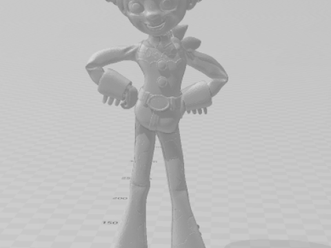 Bonecos 3D-Stil Manga Anime Jessie Toy Story Caricato 3D Druckmodell