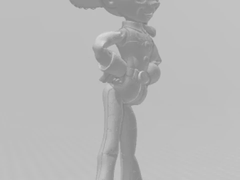 Bonecos 3d style manga anime jessie toy story caricato 3D Print Model