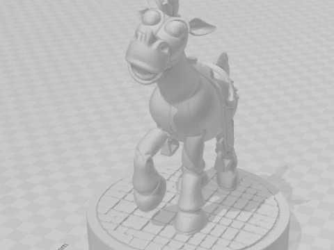 Bonecos 3d style manga anime horse toy story caricato 3D Print Model