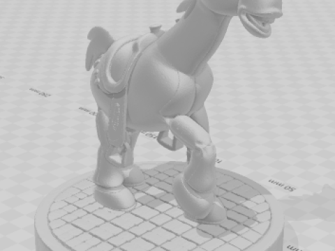 Bonecos 3d style manga anime horse toy story caricato 3D Print Model