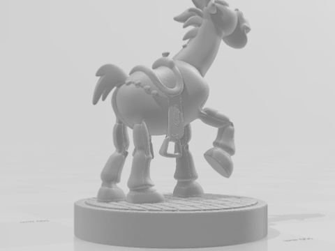 Bonecos 3d style manga anime horse toy story caricato 3D Print Model