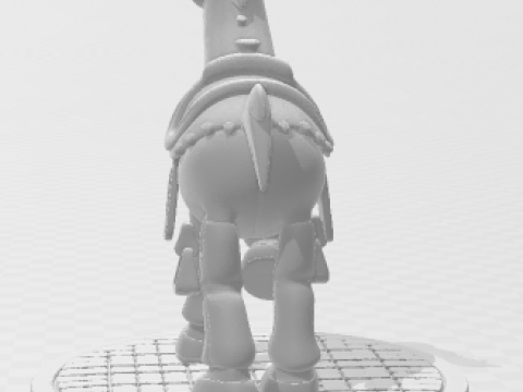 Bonecos 3d style manga anime horse toy story caricato 3D Print Model